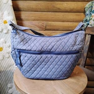 Vera Bradley GO AHEAD CONVERTIBLE Cross-Body shoulder Bag - Denim Moonlight Navy